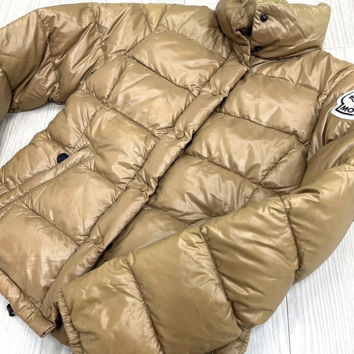 国内正規品 MONCLER モンクレール CLAIRE クレア ビッグワッペン ナイロン ダウンジャケット レディース 46313-60-68950