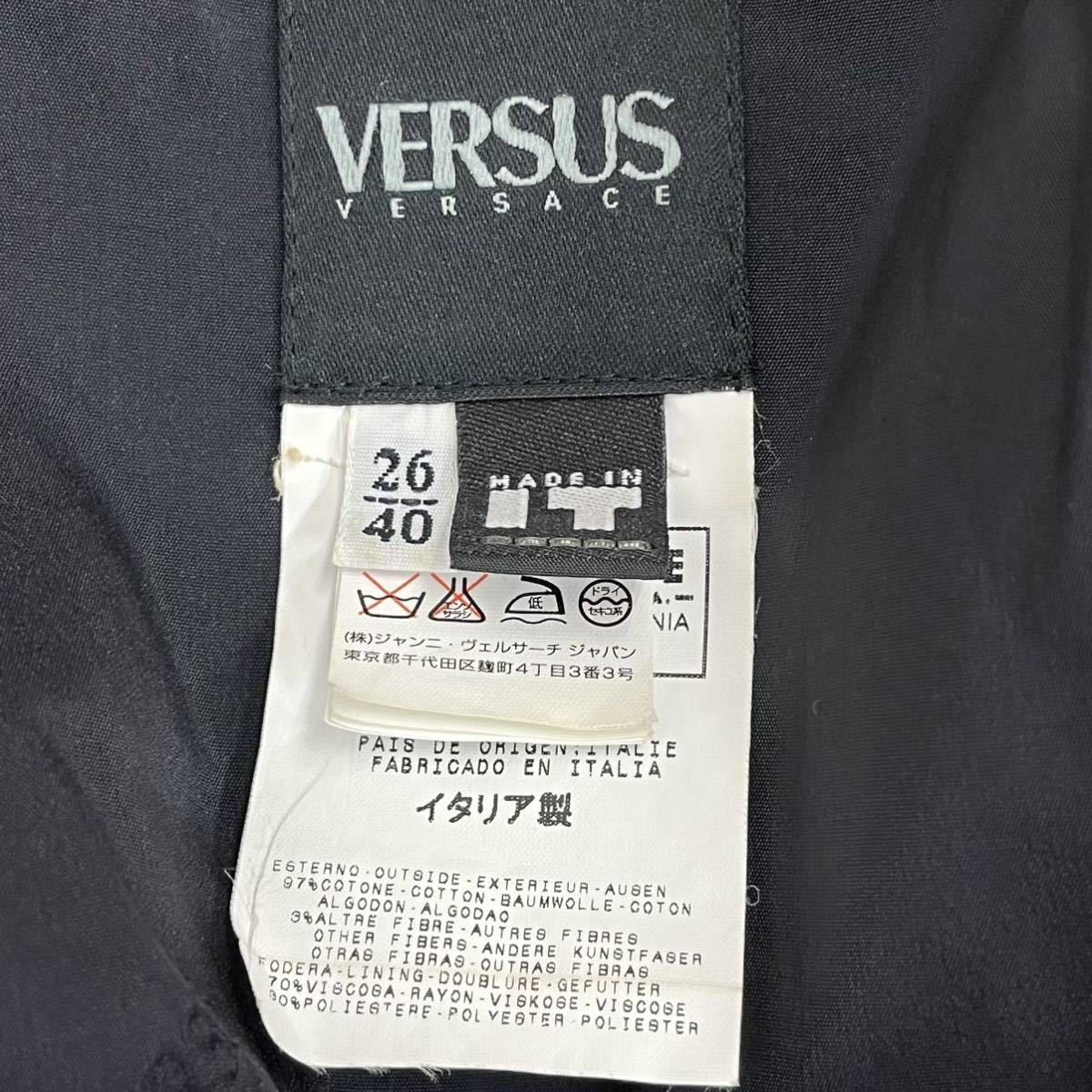VERSUS VERSACE ヴェルサス ヴェルサーチ コットン混 ドローコード