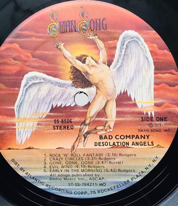 TA35212 Bad Company/Desolation Angels/LPレコード/バッド・カンパニー_画像3