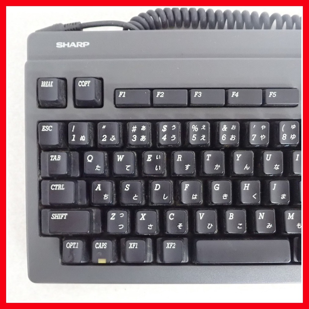 PC/タブレット PC周辺機器 動作確認済 SHARP 周辺機器 X68000用キーボード DSETK0025CE01 (CMA-600NO) X68 シャープ株式会社【DK  X20220101-B2419