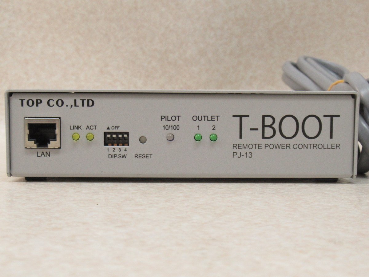 ▲Ω ZR1 12640# 保証有 T-BOOT【 PJ-13 】(株)明京電機 REMOTE POWER CONTROLLER 領収書発行可能・祝10000！取引突破!!_画像2