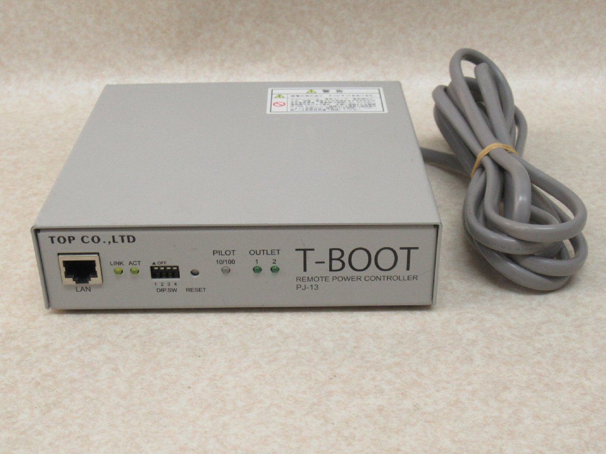 ▲Ω ZR1 12647# 保証有 T-BOOT【 PJ-13 】(株)明京電機 REMOTE POWER CONTROLLER 領収書発行可能・祝10000！取引突破!!_画像1