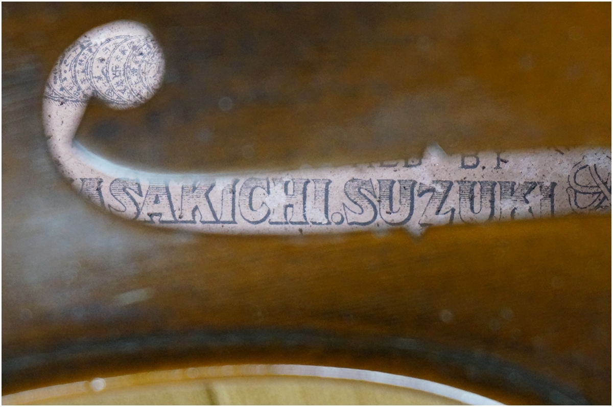 虎杢】 MASAKICHI SUZUKI☆鈴木政吉☆バイオリン 4/4サイズ 虎杢】 MASAKICHI SUZUKI☆鈴木政吉☆バイオリン 4/4サイズ