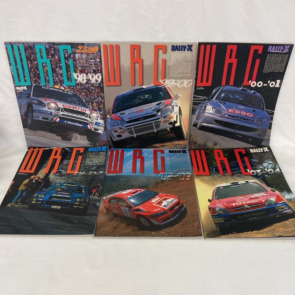 正規激安 WRC RALLY-X 別冊 特別編集 6冊セット '98〜'04 モータースポーツ