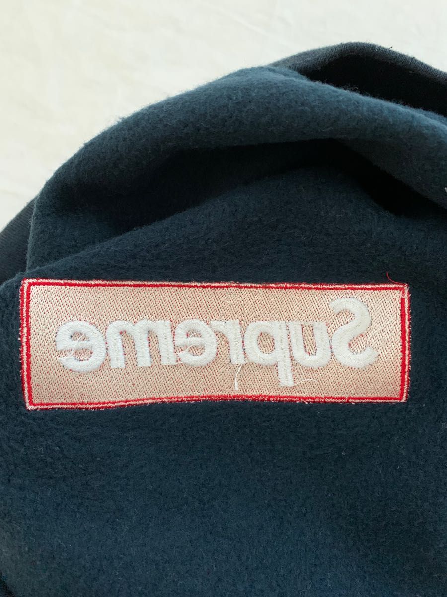 Supreme box logo hooded sweatshirt シュプリーム ボックスロゴ パーカー　ネイビー サイズM 