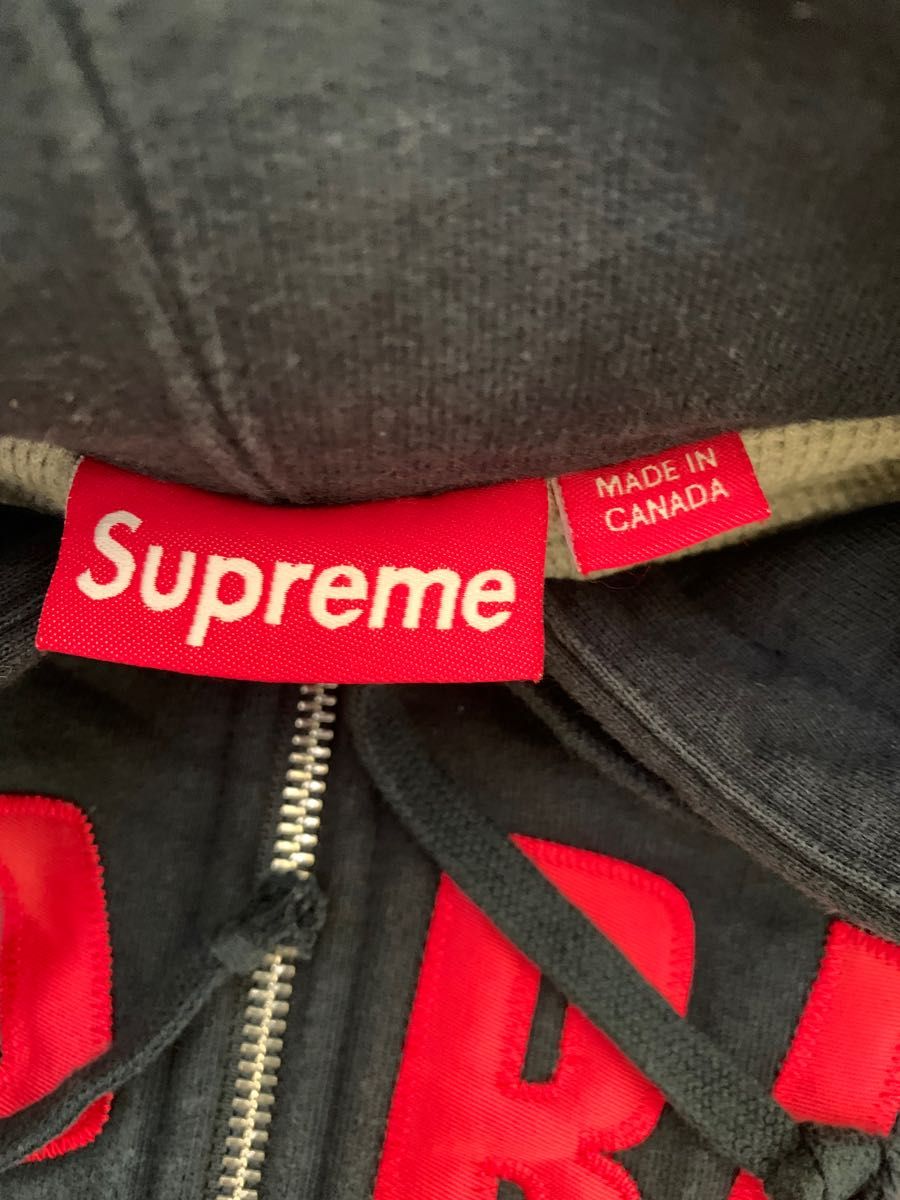 【送料無料】SUPREME　シュプリーム　アーチロゴ　パーカー　Arc Logo Thermal Zip Hoodie　サイズM