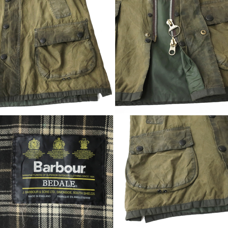 Yahoo!オークション   英国製 Barbour バブアー ビデイル BEDALE