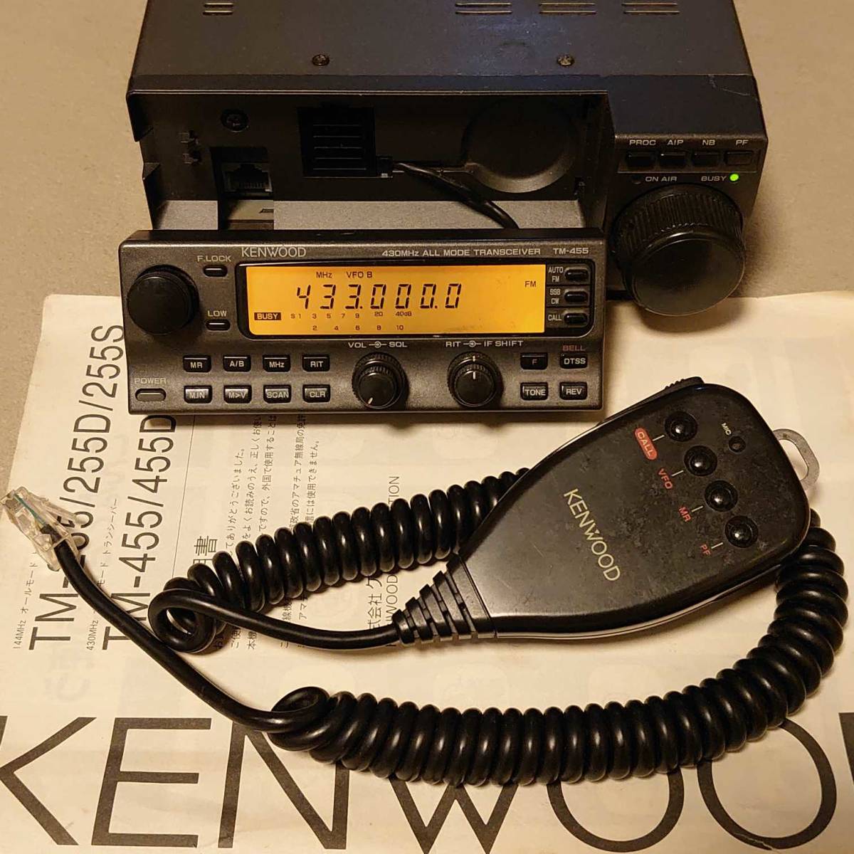 Yahoo!オークション - KENWOOD TM-455 430MHz オールモード 