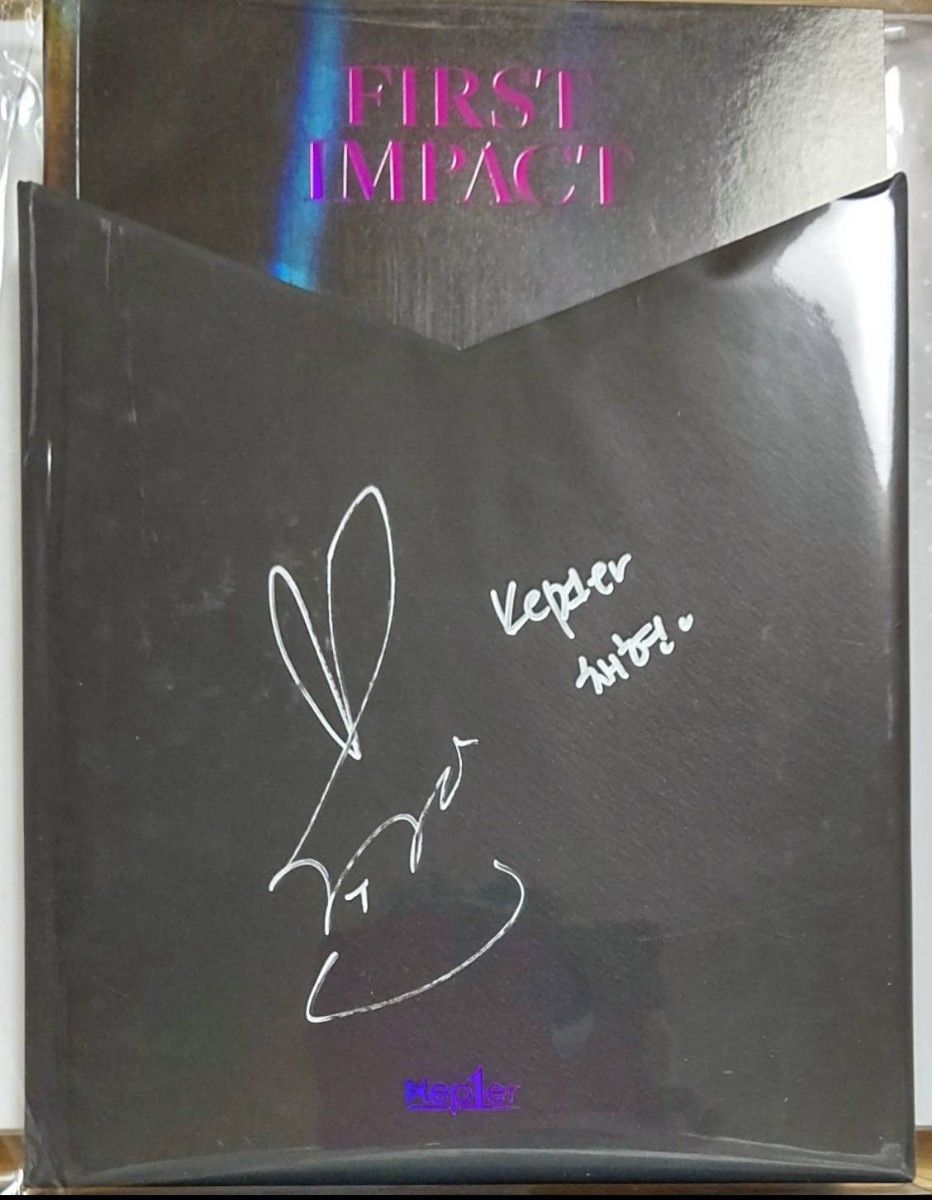 kep1er first impact mwave グッズ サイン 　アルバム　チェヒョン