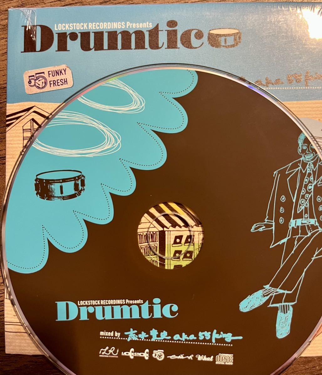 志水貴史 a.k.a. 55KING DRUMTIC MIX CD mixcd /KIYO MURO stones throw クボタタケシ koco_画像3