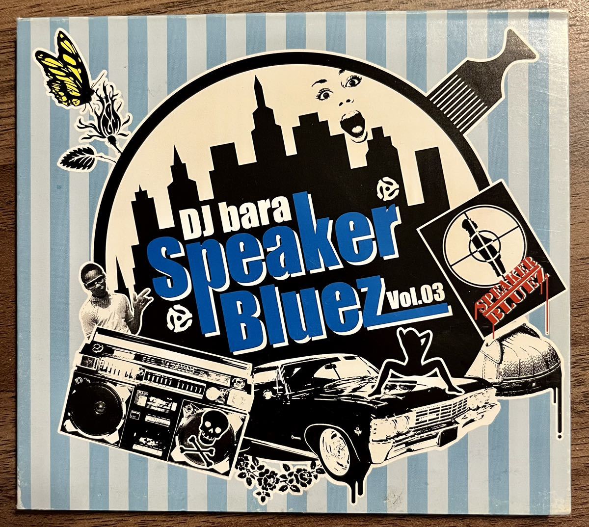 DJ bara speaker bluez vol.03 / outkast ugly duckling common shadow BEASTIE de la soul MIX CD mixcd_画像1