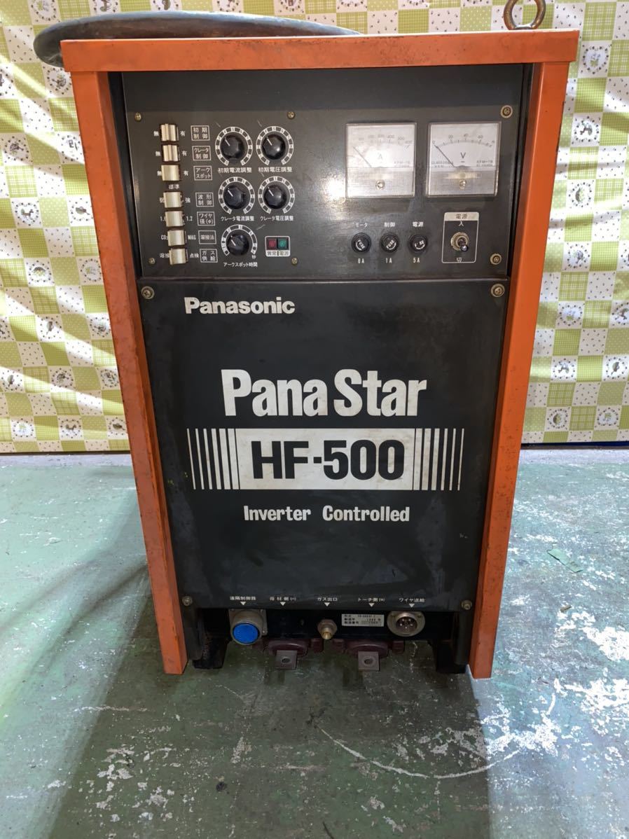 【JG18】Panasonic 松下 インバータ半自動溶接機 PANA STAR HF-500【未確認】【引き取り可能、石川】の画像1