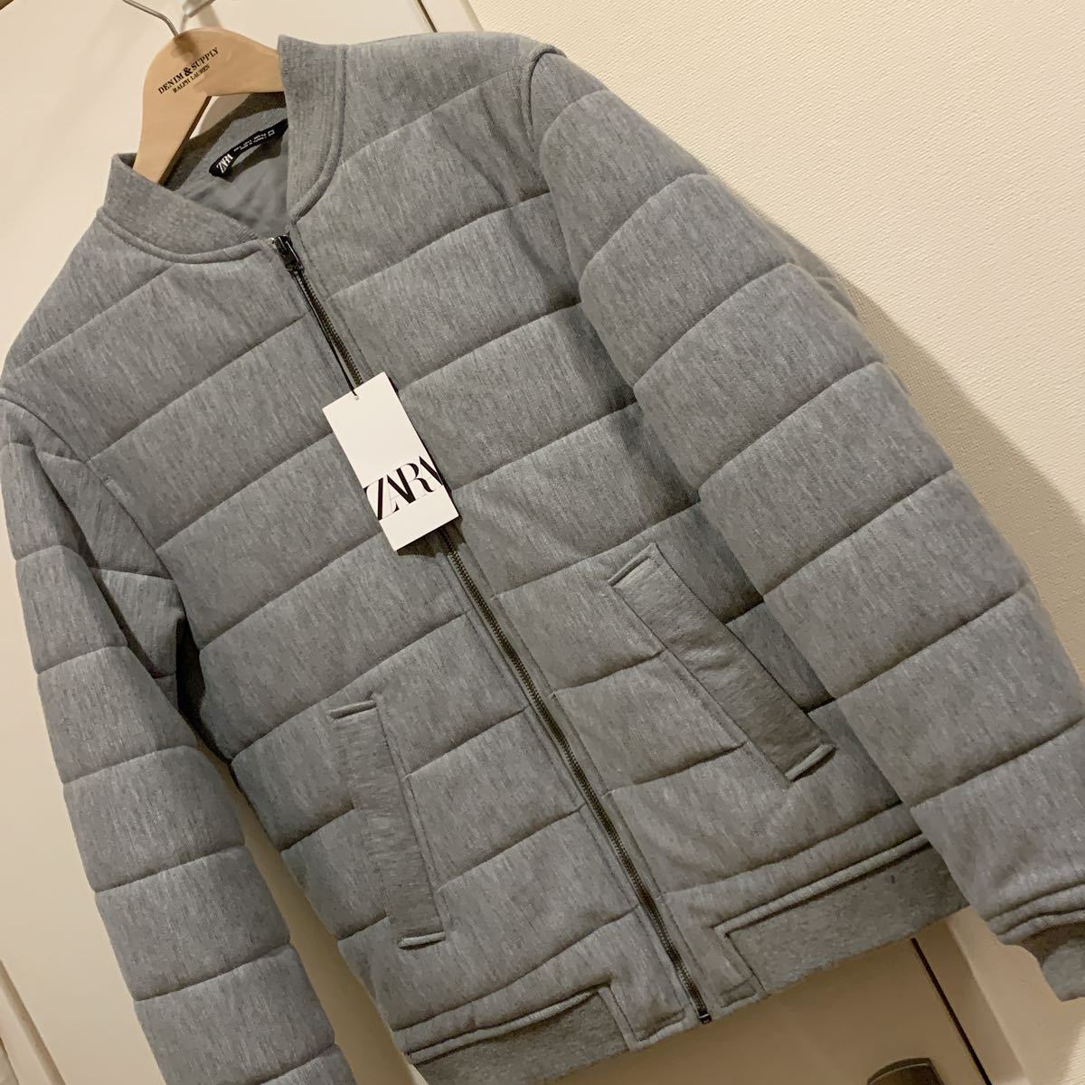 商品 ZARA ザラ ジャケット グレー MA-1