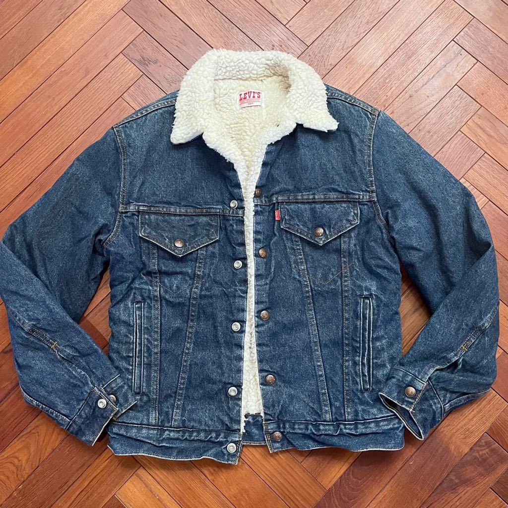 殿堂 80s USA製 Levi's デニム ボアジャケット S ビンテージ asakusa