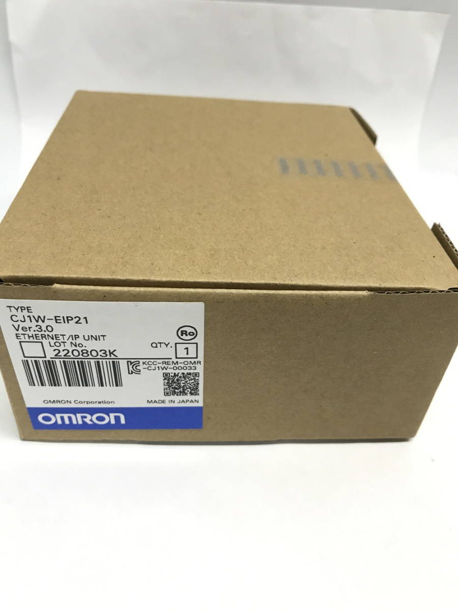 ●OMRON　オムロン　CJシリーズ　ETHERNET　CJ1W-EIP21　日本製　未開封品　(uu1206_14_650)