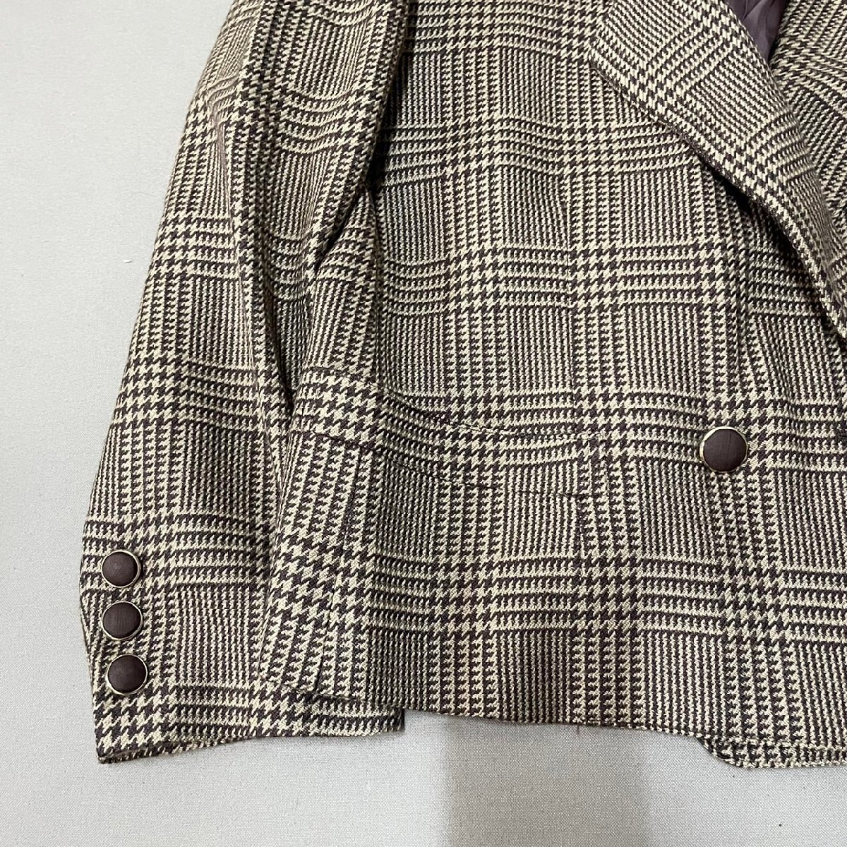 Leilian レリアン スーツ セットアップ ジャケット スカート 総柄-