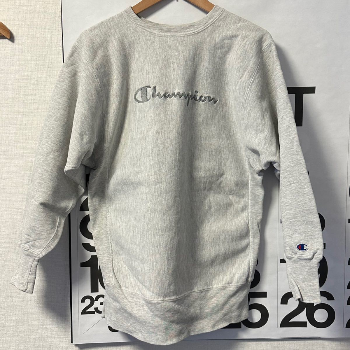 90’s ビンテージ Champion USA製 チャンピオンリバースウィーブ スウェット アメリカ製 XL 霜降りグレー_画像1