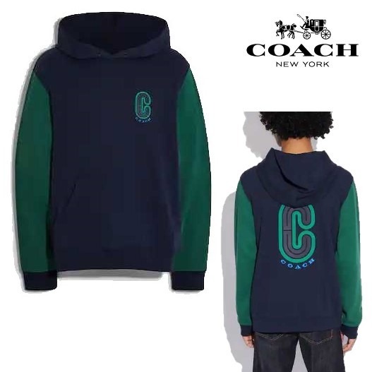 新品タグ付き/正規品 【COACH C9508】コーチ 長袖スウェットパーカートレーナーフーディー L(日本サイズ XL) 定価61 600円 即決