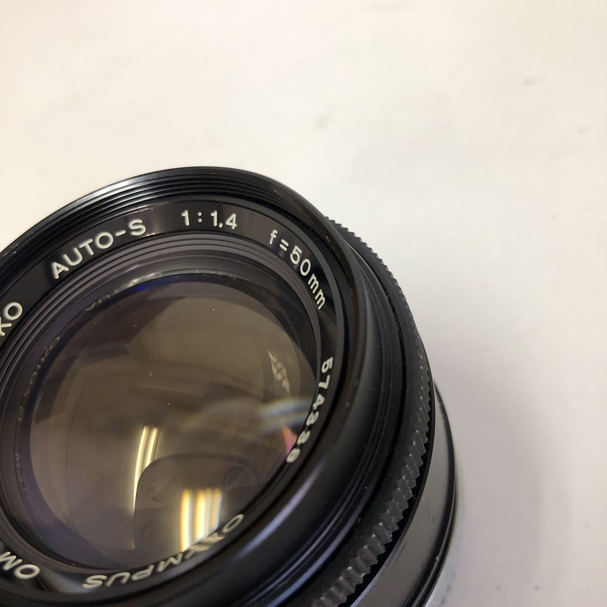 S1444）OLYMPUS オリンパス 単焦点レンズ 50mm 1:1.4 G.ZUIKO AUTO-S_画像6