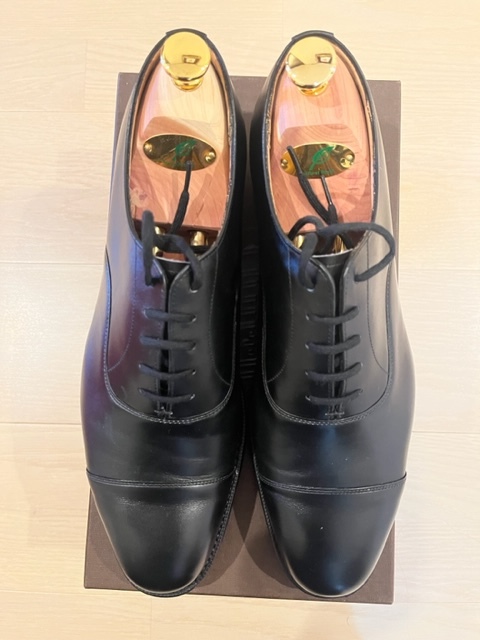 【中古】チャーチ CHURCH\'S CONSUL ストレートチップドレスシューズ ブラック【サイズUK7.5 送料無料