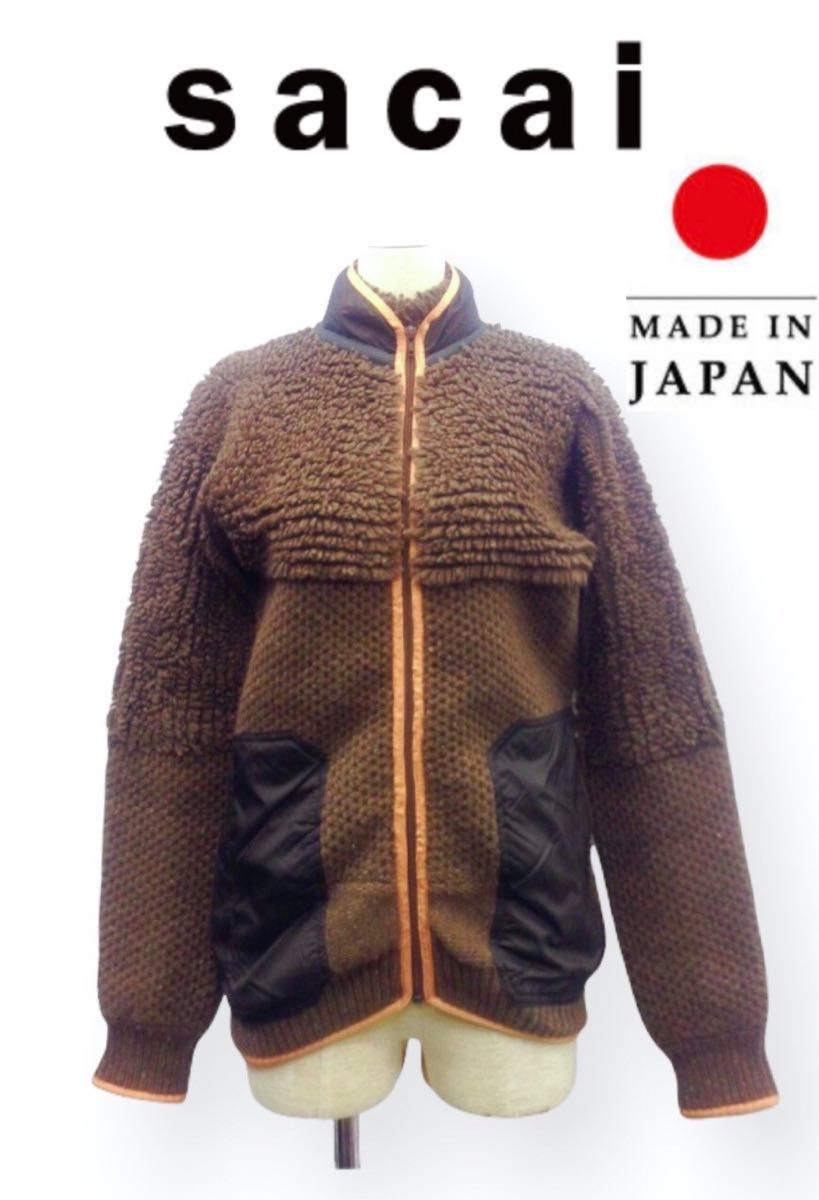 sacai サカイ ボア ブルゾン レディースファッション ジャケット www