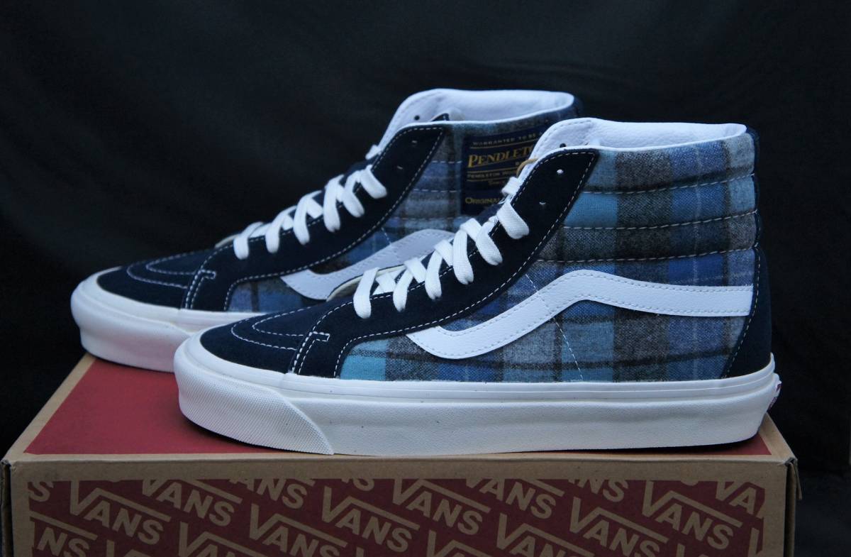 SALE！【新品】US10 28cm VANS バンズ SK8-HI 38 DX スケート ハイ 「PENDLETON」 ペンドルトン Anaheim Factory Collection スケハイ_画像1