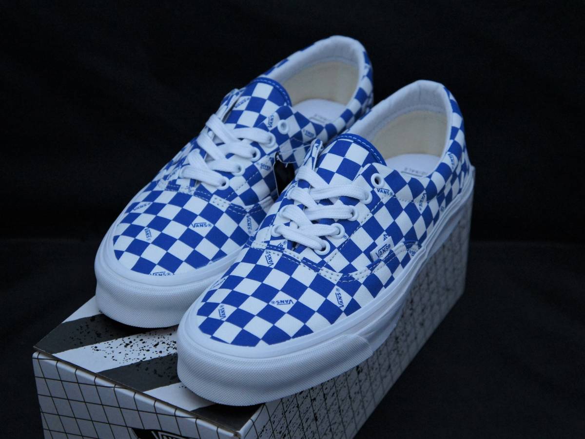 SALE！【新品】US10 28cm VAULT BY VANS ボルト バイ バンズ OG ERA LX エラ CHECKERBOARD LOGO/NAUTICAL BLUEの画像1