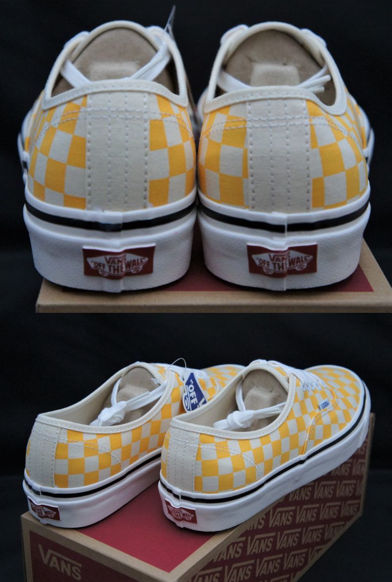 SALE！【新品】US9.5 27.5cm VANS バンズ AUTHENTIC 44 DX 「Anaheim Factory」 Yellow/Checker _画像9