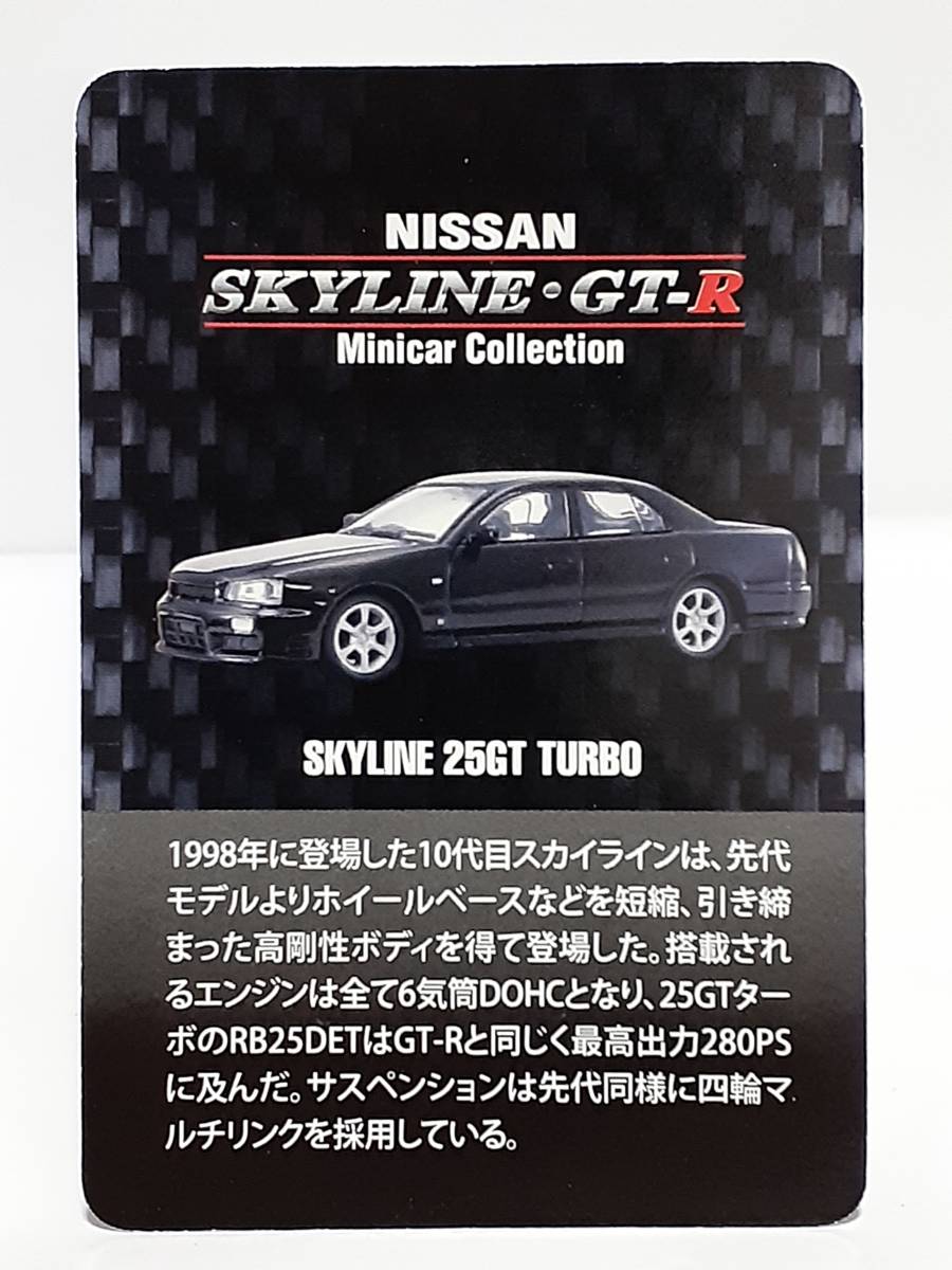 京商 1/64 NISSAN SKYLINE GT-R SKYLINE 25GT TURBO 日産 スカイライン 4dr ターボ ER34 赤色 レッド 旧車 ミニカー モデルカー_画像8
