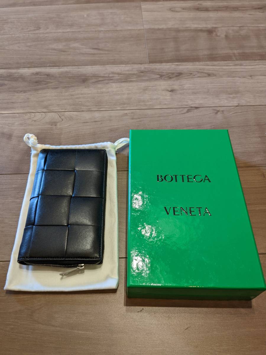 新品、未使用　BOTTEGA VENETA（ボッテガ）　ジップアラウンドウォレット（長財布）　黒