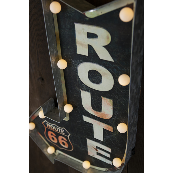 American Classic LED Sign アメリカンクラシック【ROUTE 66】_画像5