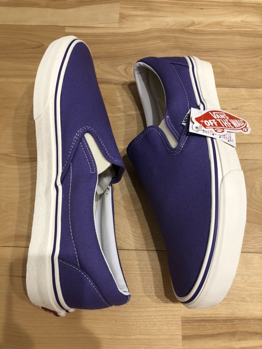 訳ありセール 格安） VANSスリッポン 29cm パープル バンズ 29.0cm