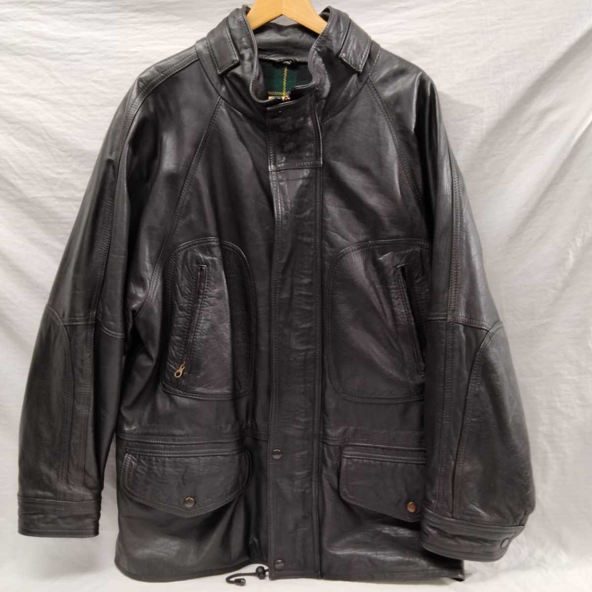 legend leather coat レジェンド　レザー　ハーフコート　ナッパレザー　nappa 黒　ブラック　牛革　black XL トルコ製　ビッグシルエット