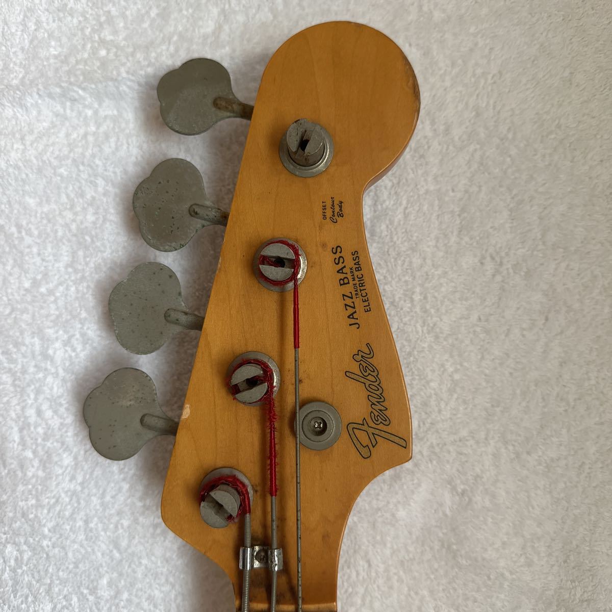 Fender jazz bass trademark electric bass OFFSET Custome Body ベース