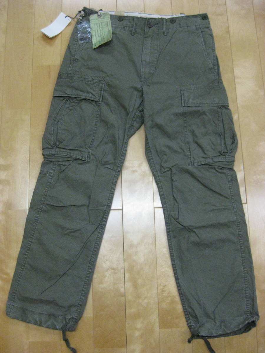 ＲＲＬ　Surplus Cargo Pants　ビンテージ加工サープラスカーゴパンツ　サイズ３１×３０　ダブルアールエル　ラルフローレン