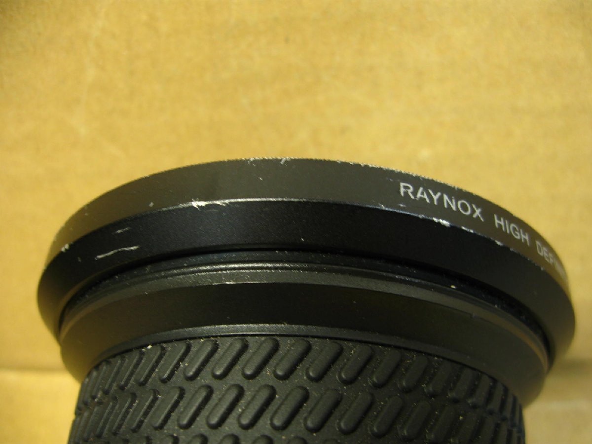 ▽RAYNOX HD-7049PRO 高品位ワイドコンバージョンレンズ 49mm 難あり 中古 レイノックス high definition wide angle conversion lens_画像9