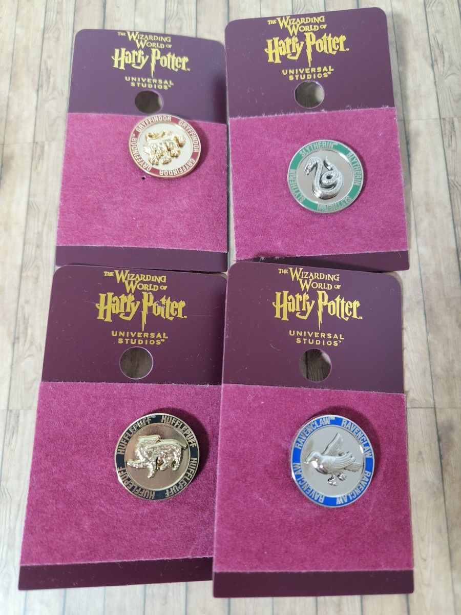 希少】USJ ハリー・ポッター ホグワーツ寮 ピンバッジ まとめ売り www