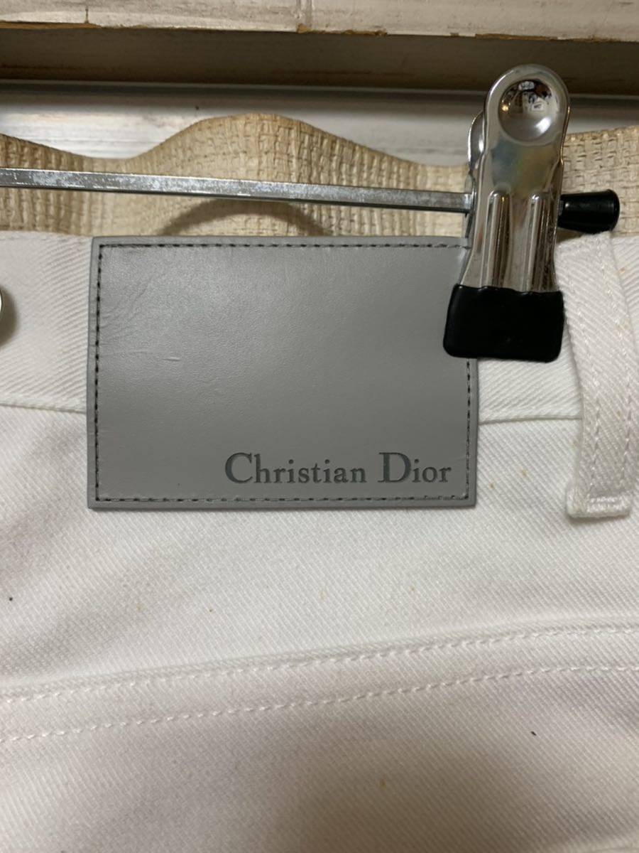 Dior KAWS BEE BORO вышивка Denim брюки размер S 27 Dior Kaws Kim Jones пчела Logo белый 