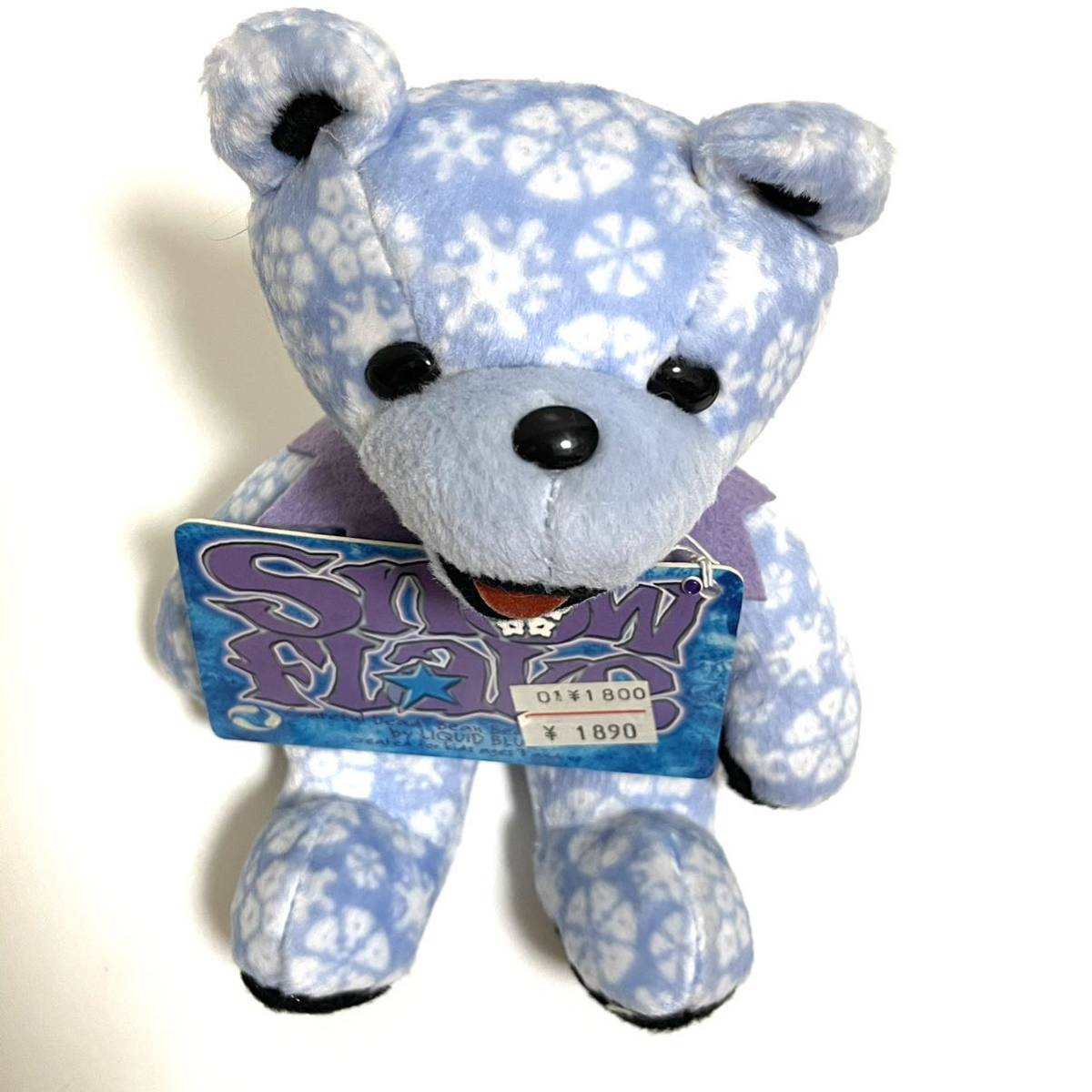 グレイトフルデッド デッドベア SNOW FLAKE 3/24/90 ぬいぐるみ タグ付き クマ コレクション Grateful Dead Bean Bear_画像9