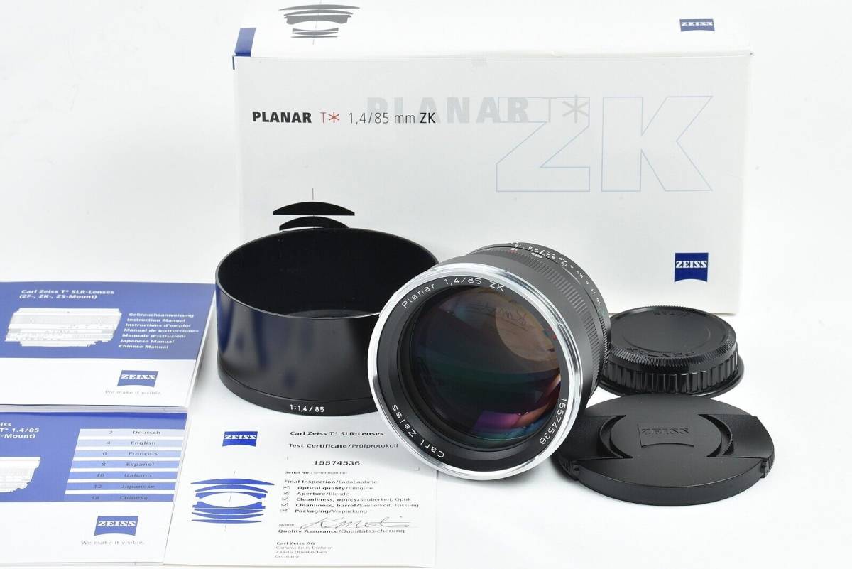 ☆新品級☆Carl Zeiss Planar プラナー 85mm F1.4 T* ZK PENTAX