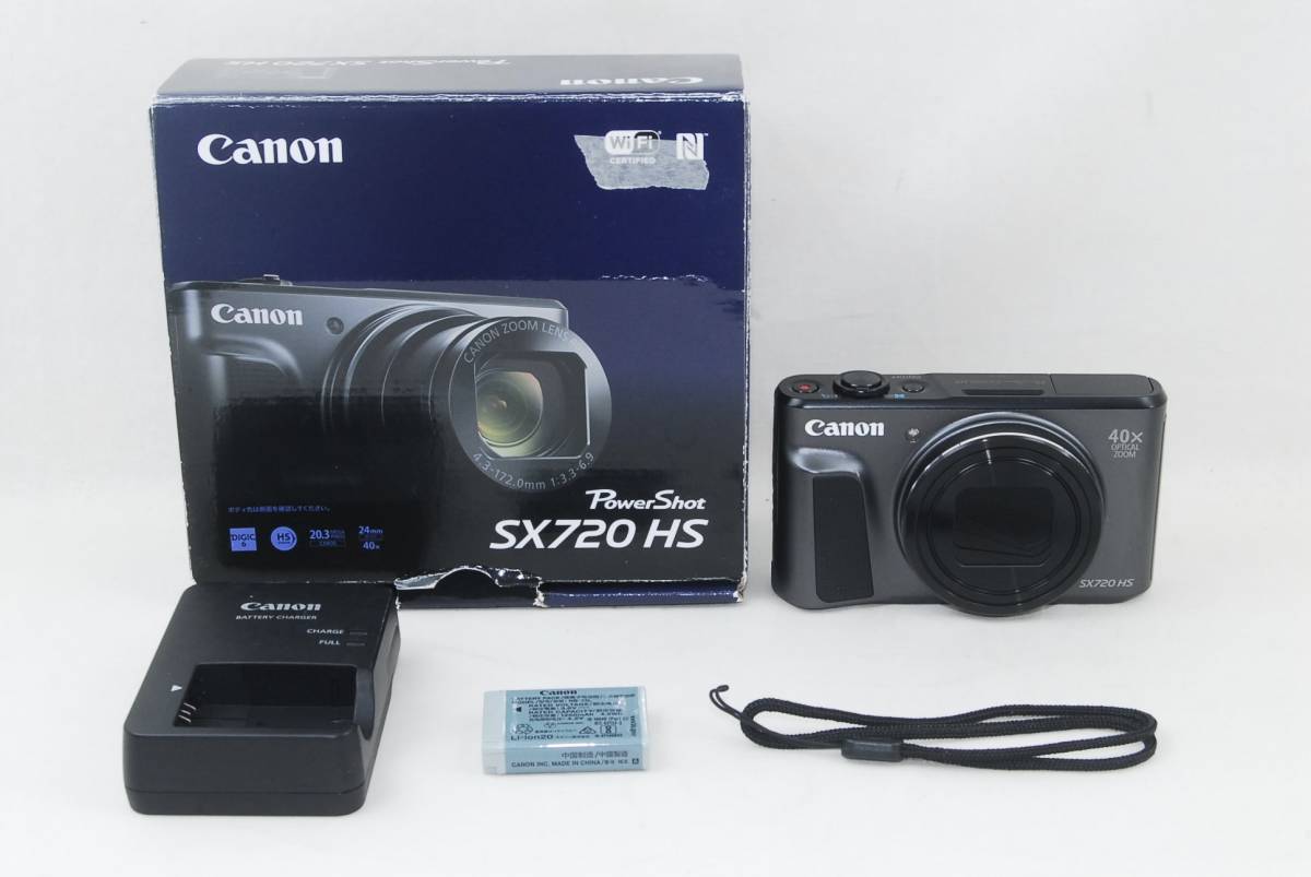 アイボリー×レッド Canon デジタルカメラ PowerShot SX720 HS ブラック