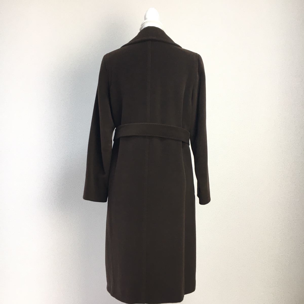 美品 MaxMara マックスマーラ アンゴラウール ベルト コート 送料無料 美品 MaxMara マックスマーラ アンゴラウール ベルト コート 送料無料