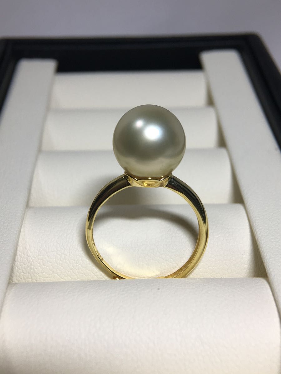 日本最大のブランド 本真珠 ゴールデンパール 白蝶南洋真珠 約11 6mm