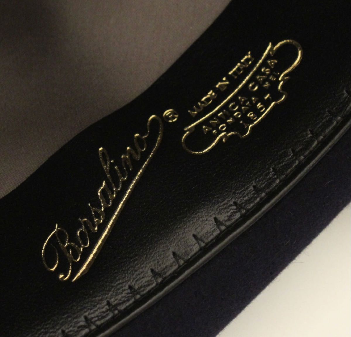 2643◇ボルサリーノ◇高級中折れ帽子◇60(実寸60)◇定価55,000円