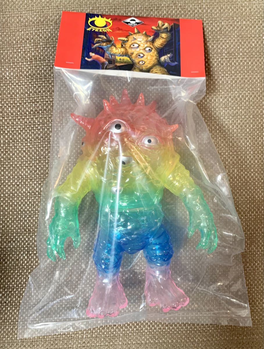 【新品未開封】MAXTOY アイゾン クリアレインボー One up. 限定 EYEZONE clear rainbow One up. Limited MAX TOY ソフビ 1円スタート_画像2