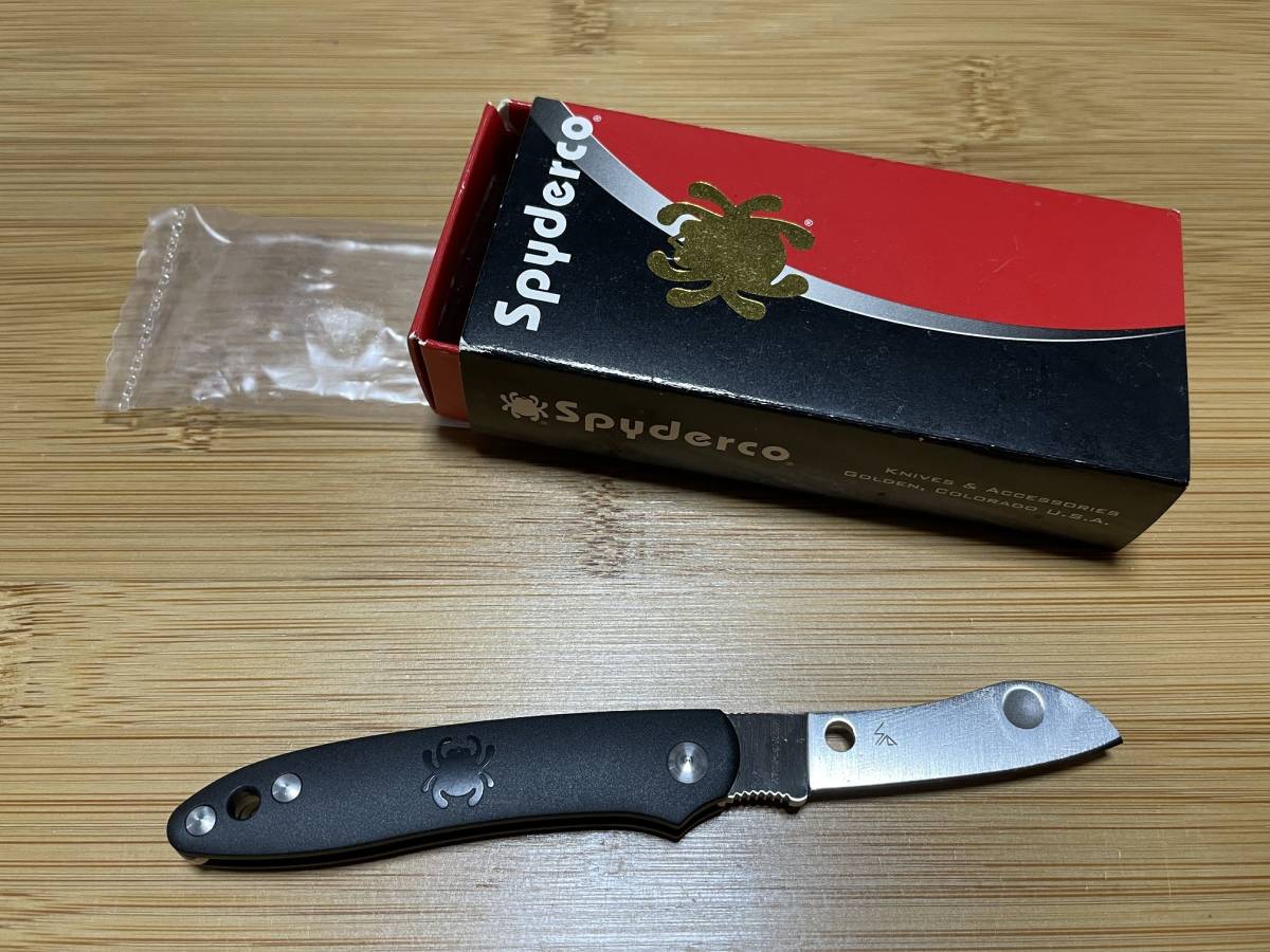 新品 正規品 Spyderco Roadie C189 スパイダルコ ローディー / GPZ900R Z900RS Z1000 Z2 CB1100 CB900F CB750F SR400 カブ モンキー Ape _画像1