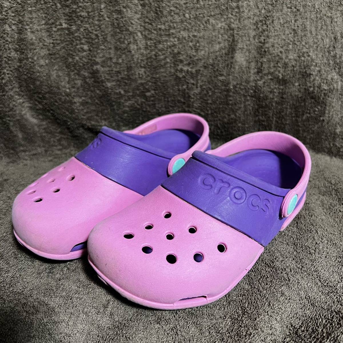  Crocs sandals C12 18.5cm crocs Crocs Kids pink purple 