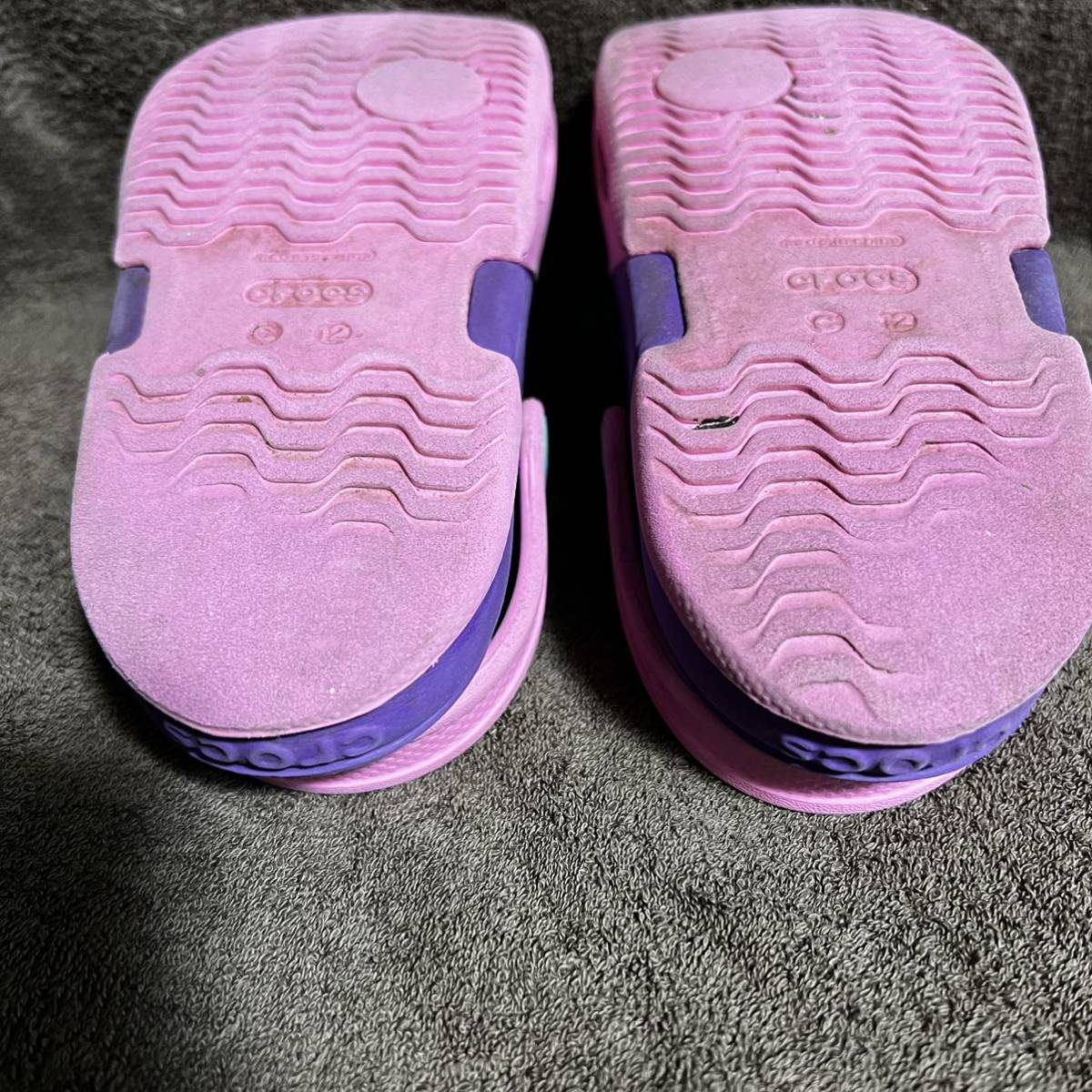  Crocs sandals C12 18.5cm crocs Crocs Kids pink purple 