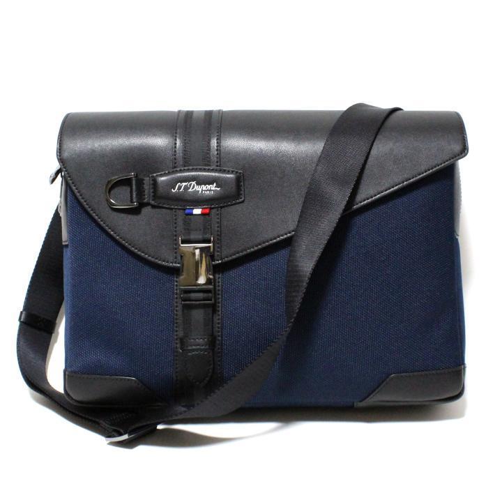 【25%OFF】 デフィ Defi 173004 S.T.Dupont デュポン ミレニアム 新品 ネイビー メッセンジャーバッグ ショルダーバッグ 【25%OFF】 デフィ Defi 173004 S.T.Dupont デュポン ミレニアム 新品 ネイビー メッセンジャーバッグ ショルダーバッグ