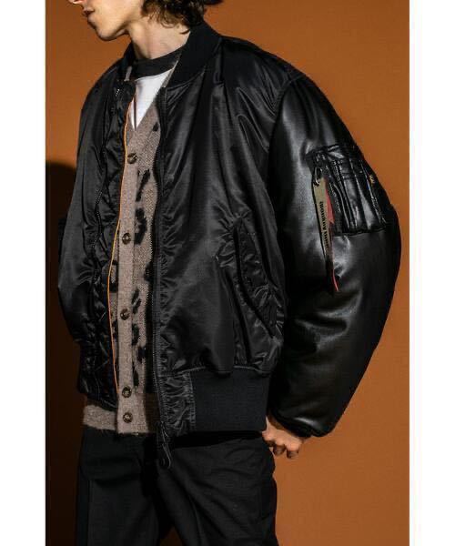 ALPHA INDUSTRIES × monkey time> F/LTR SLEEVE MA1(M)/ モンキー